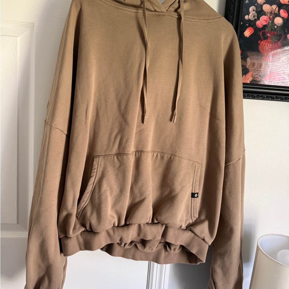 POPFLEX Tan Hoodie Sweatshirt